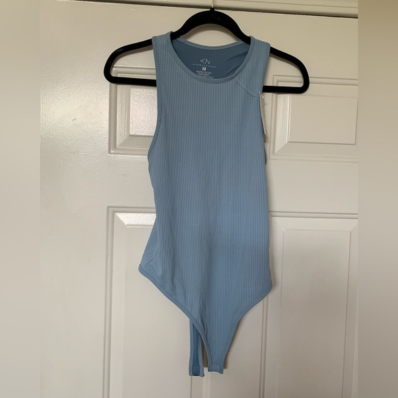 Klassy Network Tops - Klassy Network Sleeveless Ribbed Bodysuit NWT 🌴